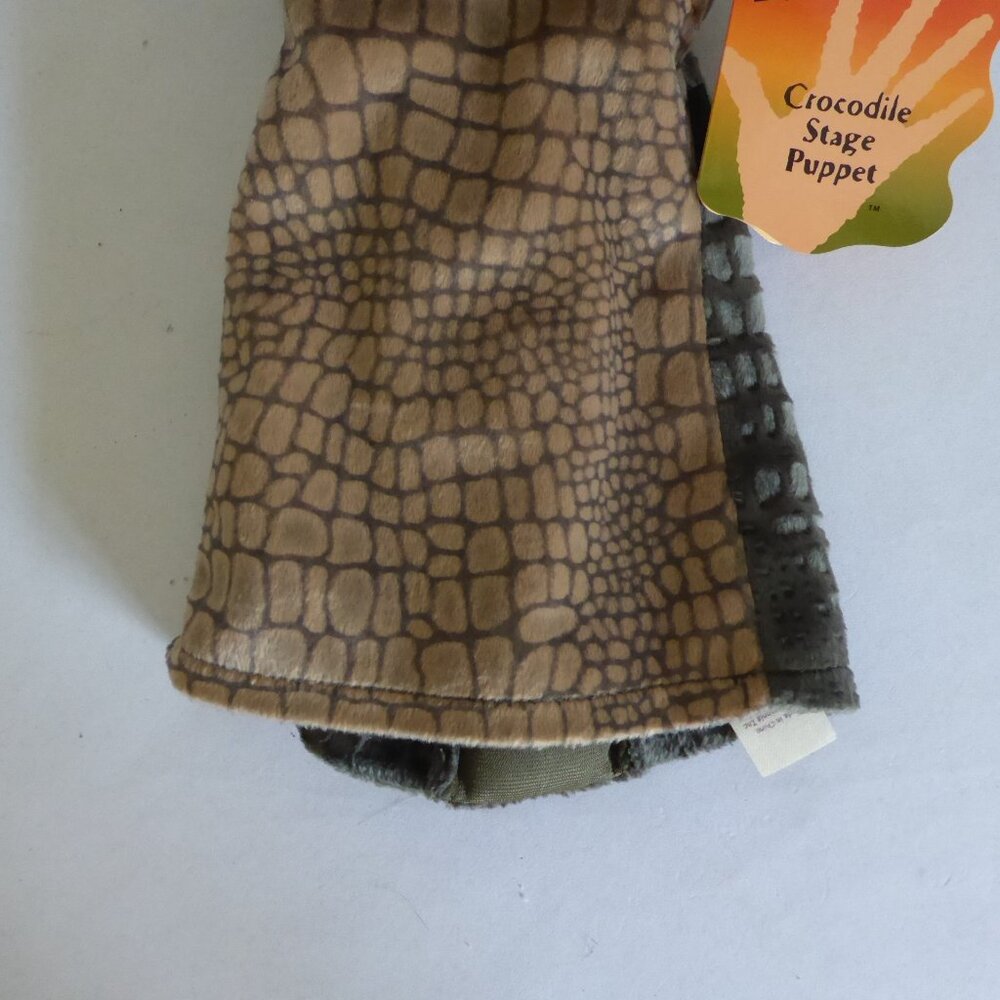 FOLKMANIS BRAND CROCODILE ALLIGATOR HAND PUPPET (NEW WITH TAGS) - Picture 12 of 16